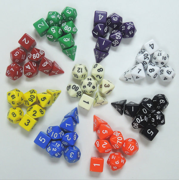 7 pcs Math Dice