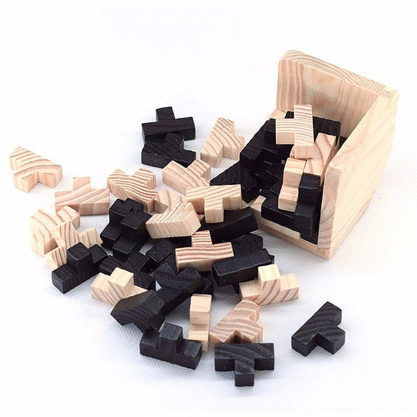 3d Wooden Interlocking Puzzle Toy