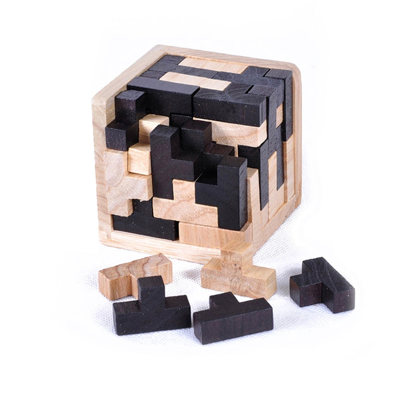 3d Wooden Interlocking Puzzle Toy