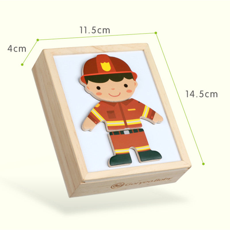 Wooden Dress-up Puzzles