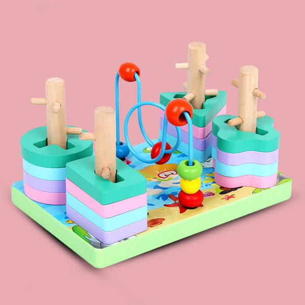 Sytle-Carry Wooden Stacking Toy