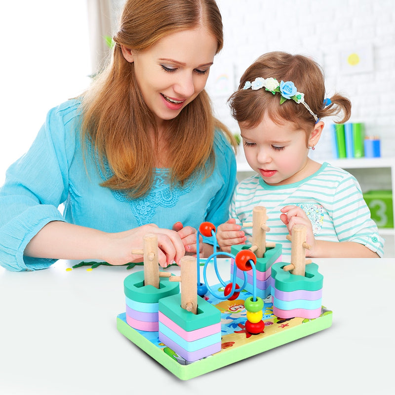 Sytle-Carry Wooden Stacking Toy